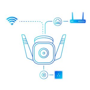 TP-Link Tapo 3MP 1296p High Definition Outdoor CCTV Security Wi-Fi Smart Camera | Alexa Enabled | Weatherproof | Night Vision | 2-Way Audio | SD Storage (Tapo C310) White - Image 6