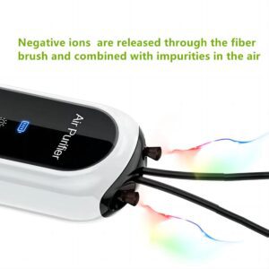 Wearable Negative Ion,Portable Negative Ion Generator Necklace for Purifying Around the Body Smoke,Peculiar Smell, Shape Fashion and for Party,Sports,Outdoor,Home Mini Anion - Image 3