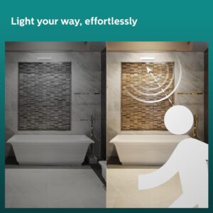 PHILIPS Motion Sensor 12W LED T-Bulb | Motion Sensor Light for Home | Bulb Base : B22, Light Color : Crystal White | Pack of 1 - Image 5