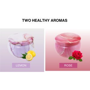 Vervenix Luxury Scented Candles with Reusable Painted Tin Can Set - 100% Natural Soy Wax, Long-Lasting Aromatherapy Candles for Stress Relief and Home Decor, Rose & Lemon Fragrances(Pack of 2) - Image 7