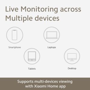 Xiaomi Mi 360° Home Security Camera 2K (1296p)| 2024 New Launch| 3MP High Res| F/1.6 High Aperture for Superior Colors| CCTV Camera for Home| AI Human Detect (No False Alarm)| Talk Back Feature,White - Image 12