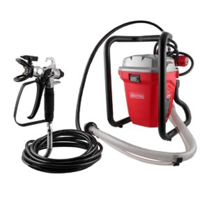 iBELL APS1170 Airless Paint Sprayer with Powerful 650W Motor, Max Pressure 20.7MPa/3000psi, 1.1L/Min Flow Rate and 7.6M High Pressure Hose (Multicolor) | Corded Electric - Image 4
