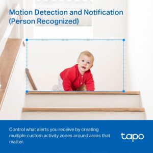 Tapo TP-Link C210 360° 3MP Full HD 2304 X 1296P Video Pan/Tilt Smart Wi-Fi Security Camera | Alexa Enabled | 2-Way Audio| Night Vision| Motion Detection | Indoor CCTV White - Image 7