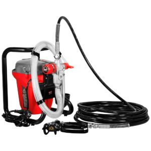 iBELL APS1170 Airless Paint Sprayer with Powerful 650W Motor, Max Pressure 20.7MPa/3000psi, 1.1L/Min Flow Rate and 7.6M High Pressure Hose (Multicolor) | Corded Electric - Image 3
