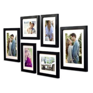 Art Street -Photo Frame Set Black Chief 6 Pcs (Photo Size 8x10 Inches - 2 Units, 6x8 inches 4 units. - Image 2