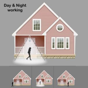 WAKEN LED Bulb Holder Motion Sensor Automatic B22 Base Night/Day Light Working (2-Pack) - Image 4