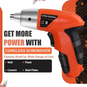 Bennort Cordless Electric Screwdriver Machine with Bits And LED Light, 45 in 1 Rechargeable Screwdriver Drill Machine with Reversible Function for Home & DIY Use - Easy to Use - Image 7