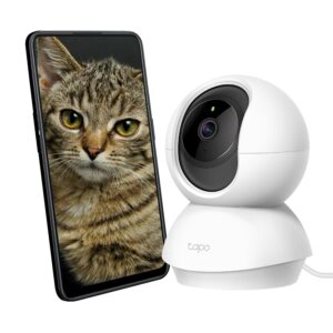 Tapo TP-Link C210 360° 3MP Full HD 2304 X 1296P Video Pan/Tilt Smart Wi-Fi Security Camera | Alexa Enabled | 2-Way Audio| Night Vision| Motion Detection | Indoor CCTV White - Image 2