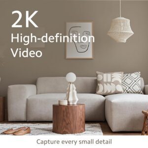 Xiaomi Mi 360° Home Security Camera 2K (1296p)| 2024 New Launch| 3MP High Res| F/1.6 High Aperture for Superior Colors| CCTV Camera for Home| AI Human Detect (No False Alarm)| Talk Back Feature,White - Image 4