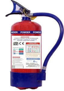SAFEVERSE Fire Extinguisher Abc Type (6Kg, 1), Multi-coloured - Image 2