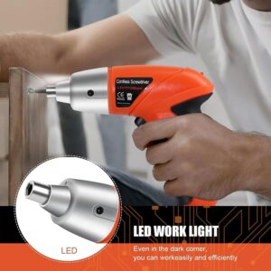 Bennort Cordless Electric Screwdriver Machine with Bits And LED Light, 45 in 1 Rechargeable Screwdriver Drill Machine with Reversible Function for Home & DIY Use - Easy to Use - Image 5