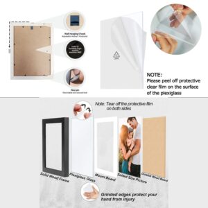 Art Street Set of 4 Individual Beige Wall Photo Frames Wall Decor, 4 Unit 8x10 inches - Image 6