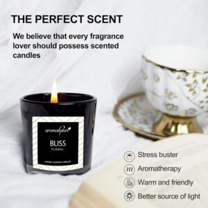 Aromahpure Luxury Scented Candles (Set-2) (4 X 60g Each)(100% Soy Wax) - Illusion, Bliss, Expressive, Dark Desire Fragrance Candles for Home & Gift Sets - Image 5