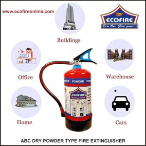 Eco Fire ABC Powder Type 4 Kg Fire Extinguisher (Red) - Image 3