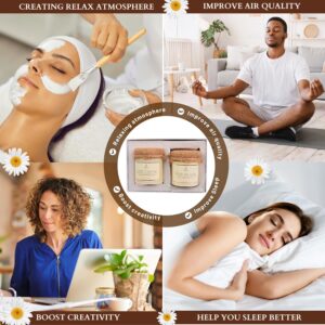 Luxury Scented Soy Candle Basics Duo - Gift Set (Café Crème & Rose de Luxe) | Pack of 2 - Image 7