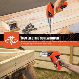 Bennort Cordless Electric Screwdriver Machine with Bits And LED Light, 45 in 1 Rechargeable Screwdriver Drill Machine with Reversible Function for Home & DIY Use - Easy to Use - Image 4