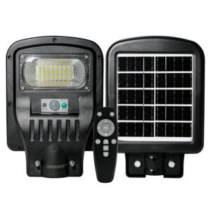 Homehop 30W All in One Solar Street Light Outdoor Home Garden Wall Balcony Motion Sensor Security Lamp with Remote, Automatic (ABS, Cool White, Pack of 2) - Image 2