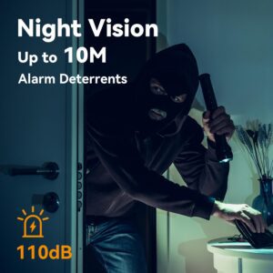 IMOU 360° 1080P Full HD CCTV Security Camera, Human Detection, Motion Tracking, 2-Way Audio, Night Vision, Dome Camera with WiFi & Ethernet Connection, Alexa Enabled, Up to 256GB SD Card Support - Image 6
