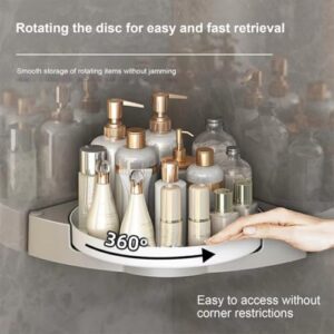 Plastic Self Adhesive Rotating Bathroom Shelf... - Image 5