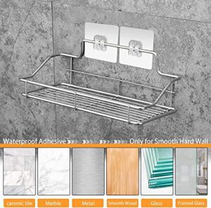 Honexa Plastic 4 Pieces Bathroom Shelf Adhesi... - Image 8