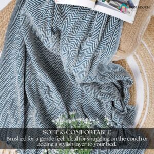 HOMADORN All Season Cotton Weaved Throw Blank... - Image 5