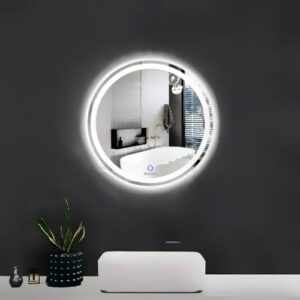 Neveo Mirrors 18" Round 3in1 led Light Mirror... - Image 4