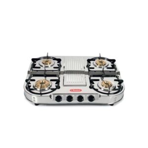 Khaitan 4 Burner Draw Double Decker (with ext... - Image 2