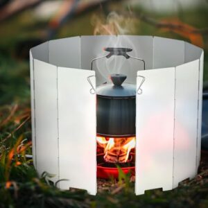 Camp Stove Windscreen, 10 Plates Aluminum Win... - Image 7