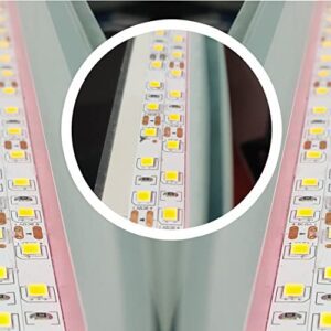 SmileSellers LED Backlit Wall Mirror with Tou... - Image 3