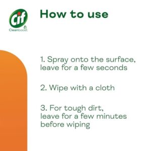 CIF Power & Shine Kitchen Cleaner Spray, Toug... - Image 5