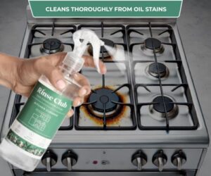 Rinse Club Kitchen Cleaner Spray, Oil & Greas... - Image 6
