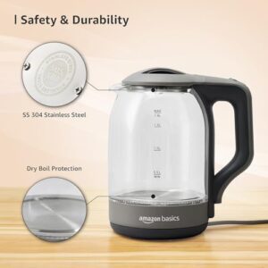 Amazon Basics 1.8-Litre Electric Glass Kettle... - Image 8