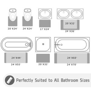 Yimobra Luxury Rectangular Bathroom Rug Mat 2... - Image 8