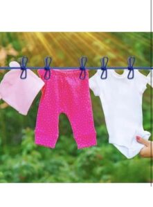 Cloth Drying Rope with Hooks Elastic Cloth Ha... - Image 4
