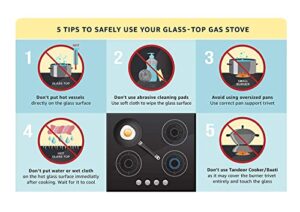 Elica Vetro Glass Top 4 Burner Gas Stove (CT ... - Image 11