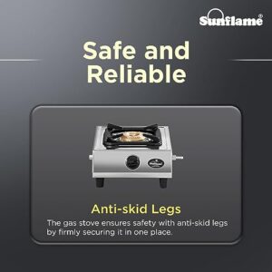 Sunflame One Burner Glass Top Gas Stove | Jum... - Image 6