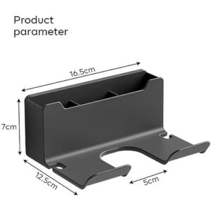 Cisily Black ABS Plastic Wall Mount Hair Drye... - Image 7