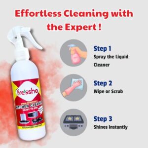 Fressho Kitchen Cleaner Spray | Oil & Grease ... - Image 5