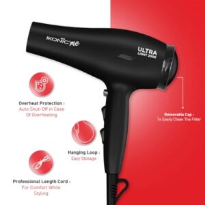 Ikonic Ultralight Professional Hair Dryer 200... - Image 5