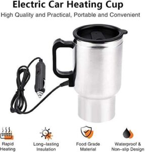 LASALE Car Kettle Boiler,450Ml /12V Hot Water... - Image 5
