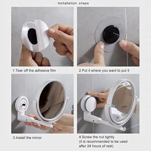 Crobat Wall-Mounted Shaving Mirror, Double-Si... - Image 6