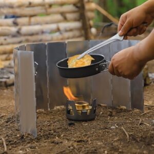 Camp Stove Windscreen, 10 Plates Aluminum Win... - Image 4