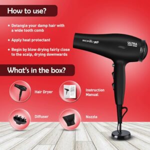 Ikonic Ultralight Professional Hair Dryer 200... - Image 7
