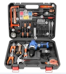 DIRIZO 12V Cordless Drill Set Combo Kit,112 P... - Image 2