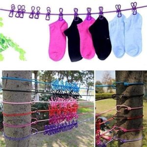 JEBISON Cloth Drying Rope with Hook Cloth Han... - Image 3