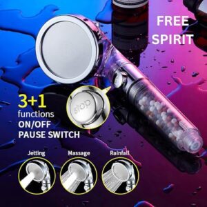 Shower Head with Handheld, High Pressure 3 Sp... - Image 4