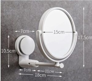 Crobat Wall-Mounted Shaving Mirror, Double-Si... - Image 4