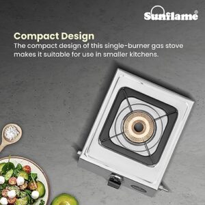Sunflame One Burner Glass Top Gas Stove | Jum... - Image 7