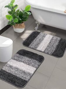Saral Home Microfiber Striped Rectangle Shape... - Image 2