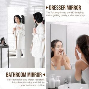 WAKAI VISUAL Plastic Mirror Stickers for Wall... - Image 7